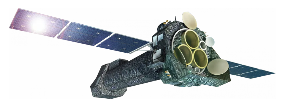 Illustration des Röntgenteleskops XMM-Newton